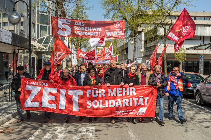 Demonstration und Kundgebung in Mönchengladbach