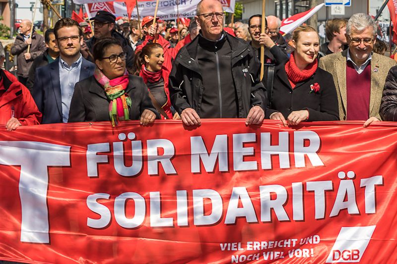 Demonstration und Kundgebung in Mönchengladbach