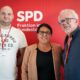 Gülistan Yüksel trifft Marius Cleophas und Hans-Peter Reichartz beim Kleingartenkongress der SPD-Bundestagsfraktion.